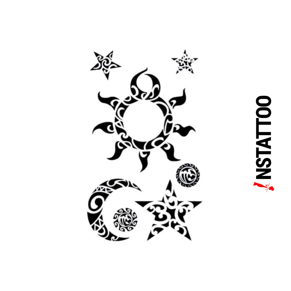 (7 Tattoo) Crescent Package - Halb-permanentes Tattoo