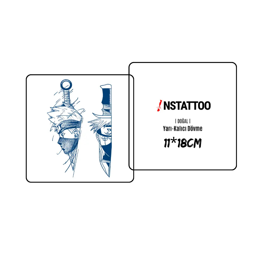 (NRT) Kakashi - Halb-permanentes Tattoo