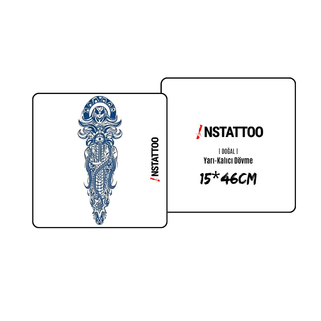 (Full Sleeve) AKU - Halb-permanentes Tattoo