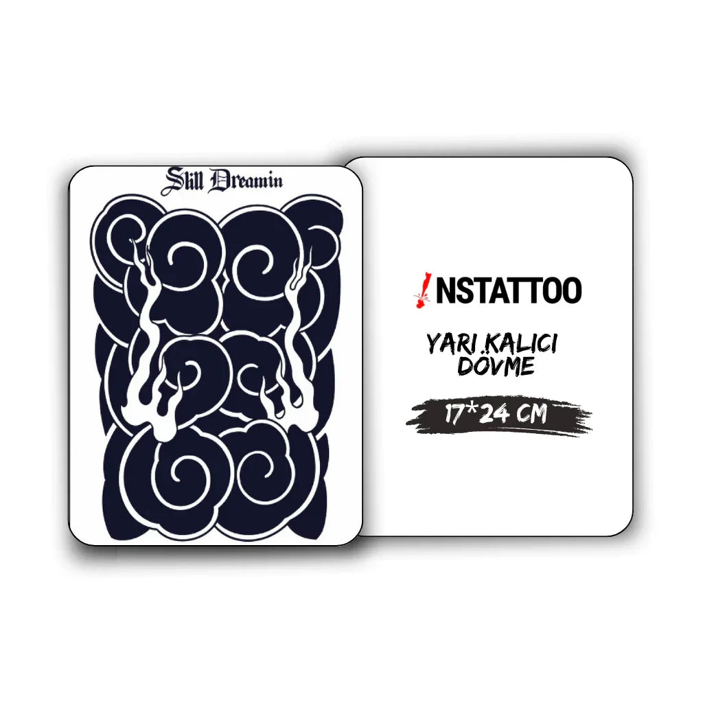 (Half Arm Sleeve) Dreamy - Halb-permanentes Tattoo