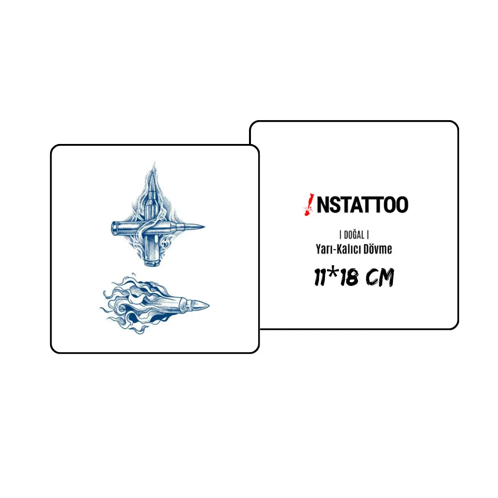 Bullet - Halb-permanentes Tattoo