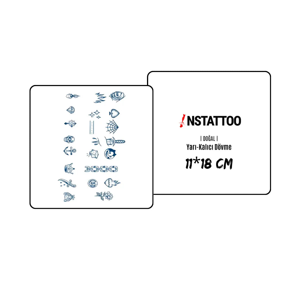 Cavaza Finger Tattoo - Halb-permanentes Tattoo