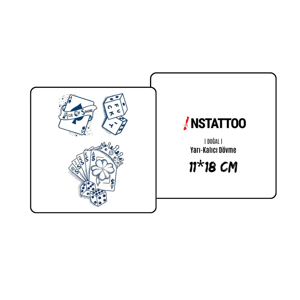 Gamble - Halb-permanentes Tattoo