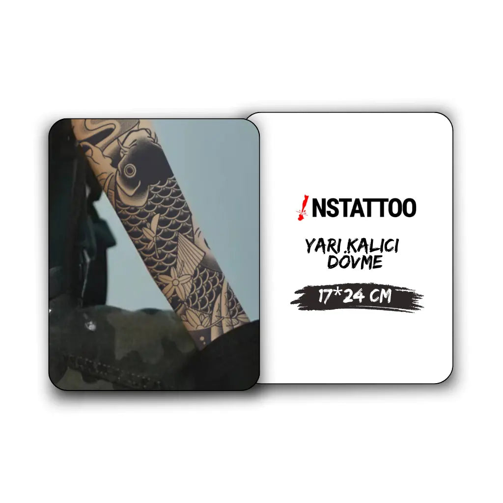 (Half Arm Sleeve) Kagura - Halb-permanentes Tattoo