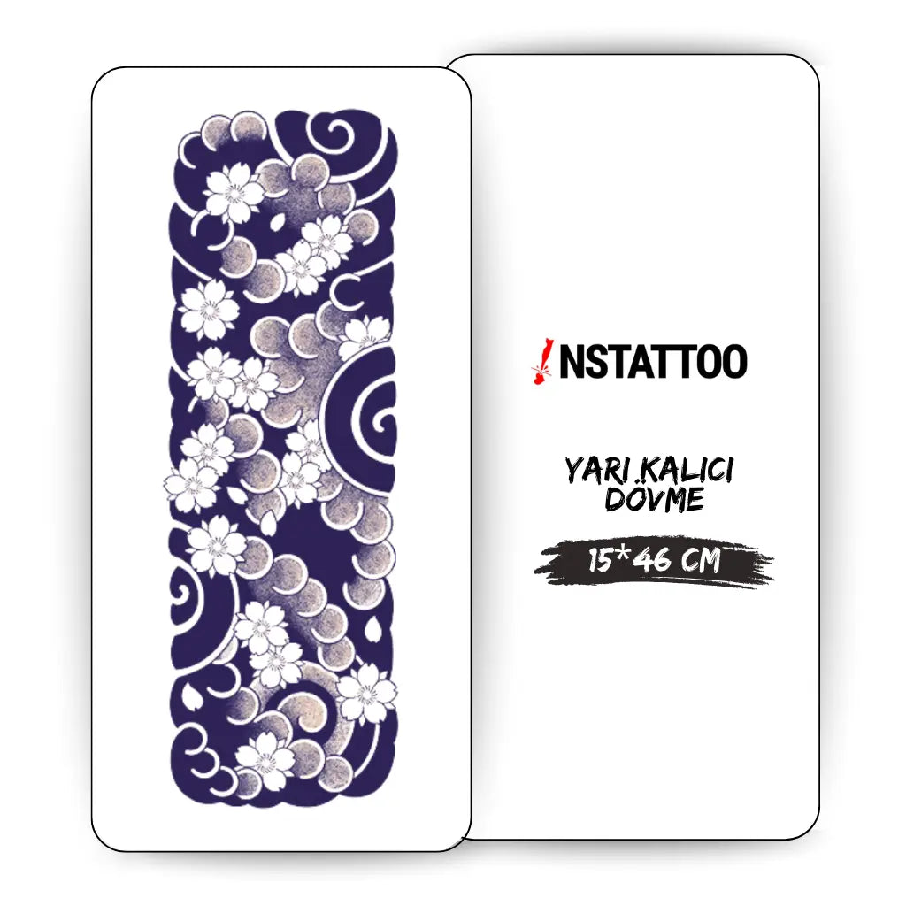 (Full Arm Sleeve) Lunara - Halb-permanentes Tattoo