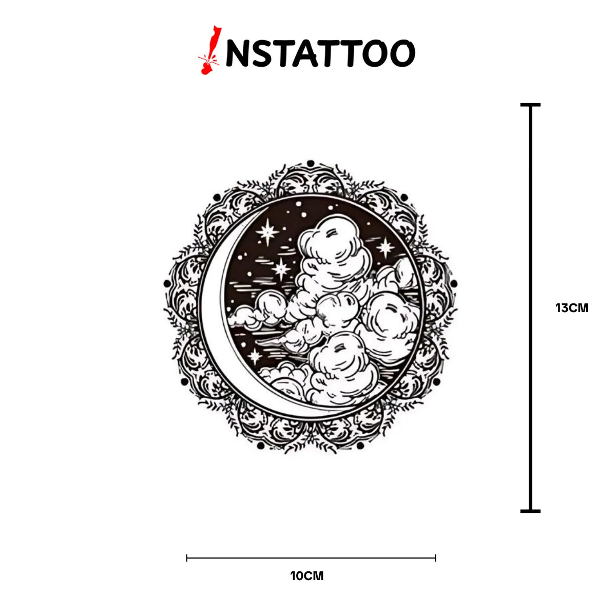 Moony- Halb-permanentes Tattoo