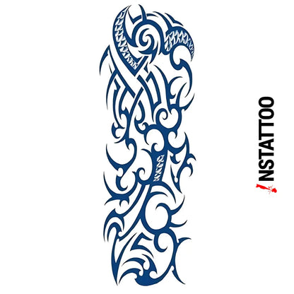 (Full Sleeve) GOAT -Halb-permanentes Tattoo