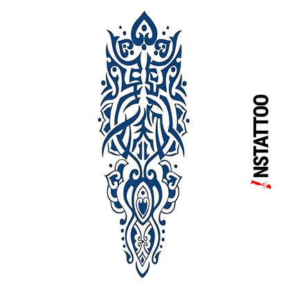 (Full Sleeve) Blood Art - Halb-permanentes Tattoo