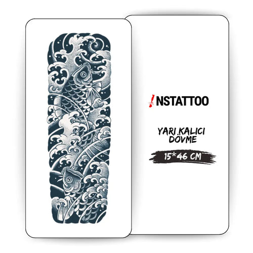 (Full Arm Sleeve) Kairen - Halb-permanentes Tattoo