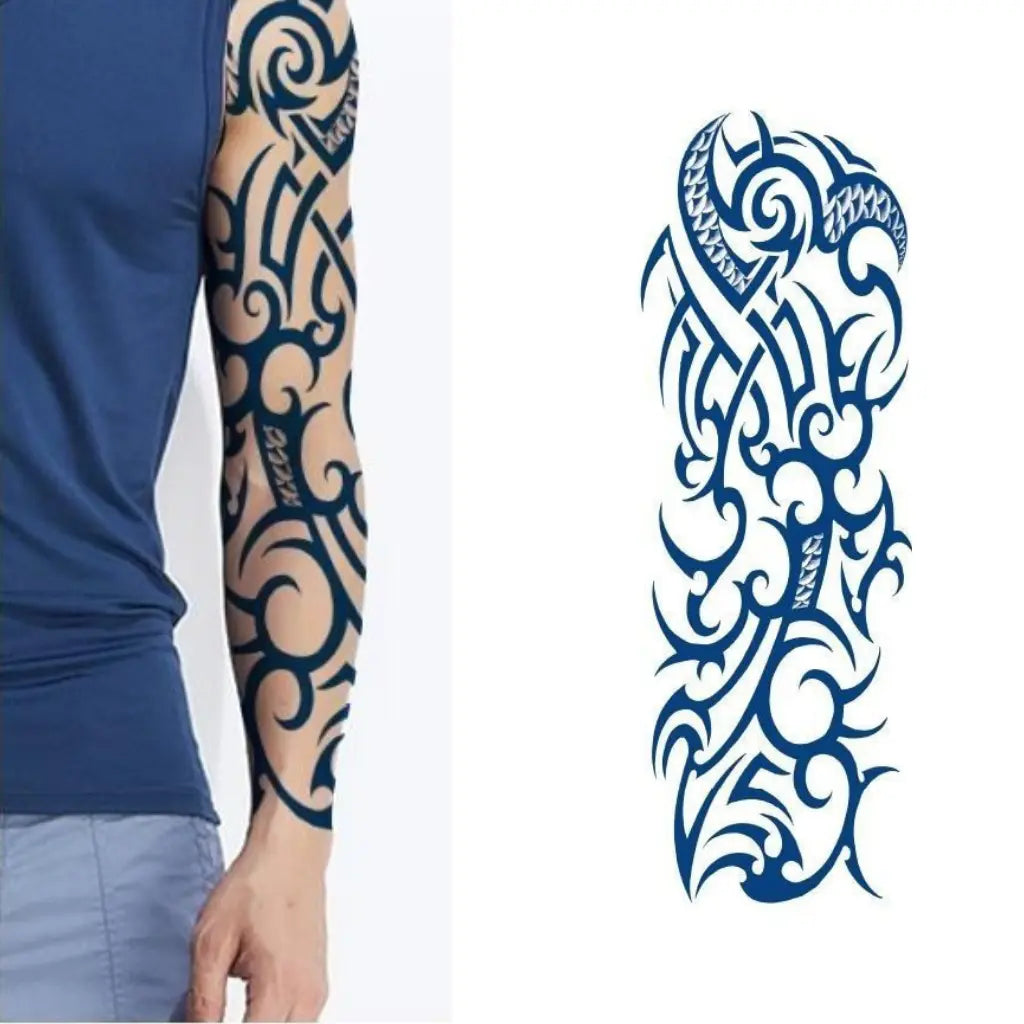 (Full Sleeve) GOAT -Halb-permanentes Tattoo