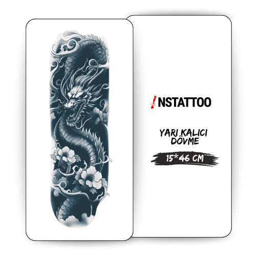 (Full Arm Sleeve) Kulong - Halb-permanentes Tattoo