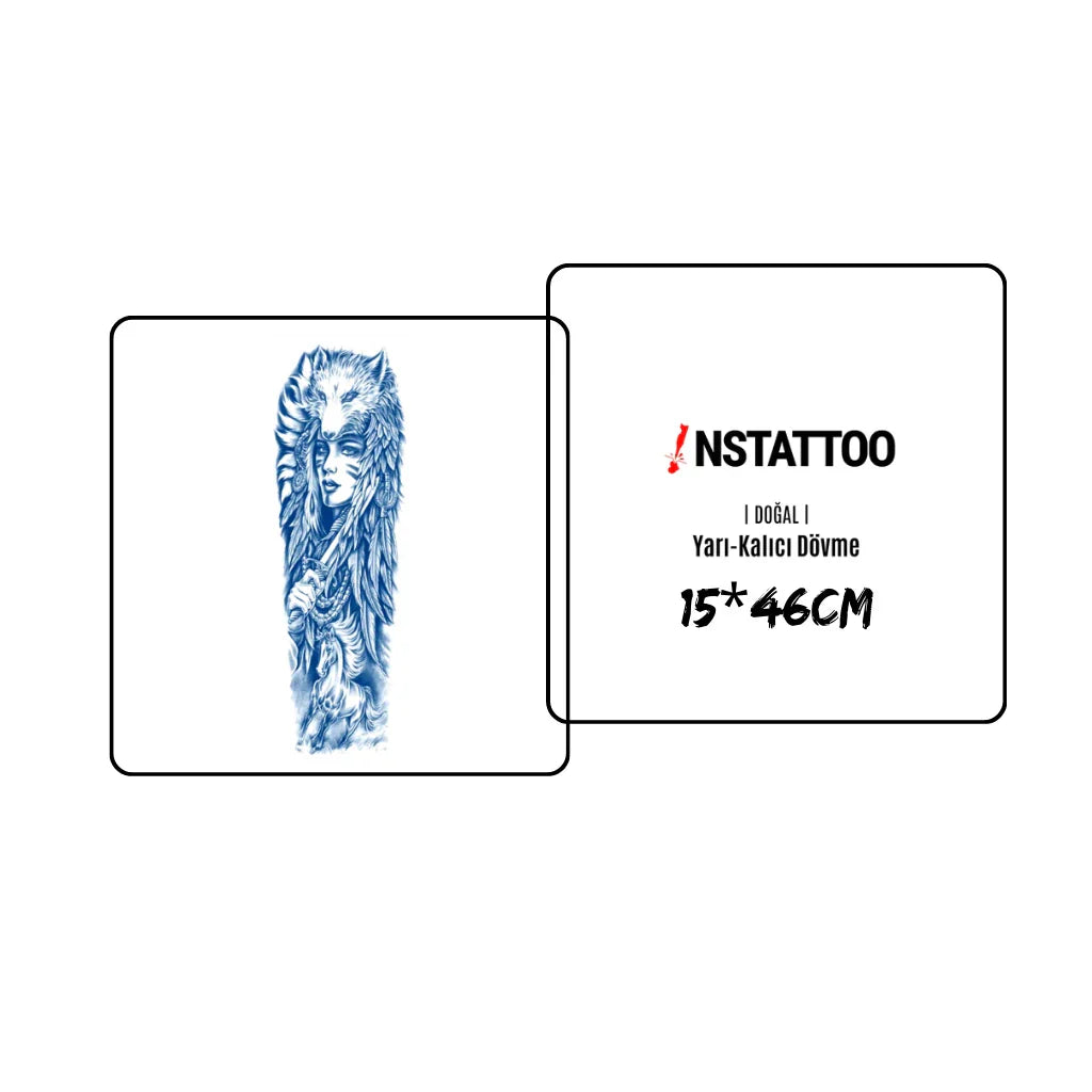 (Full Sleeve) Shashoni - Halb-permanentes Tattoo