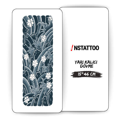 (Full Arm Sleeve) Thalassia - Halb-permanentes Tattoo