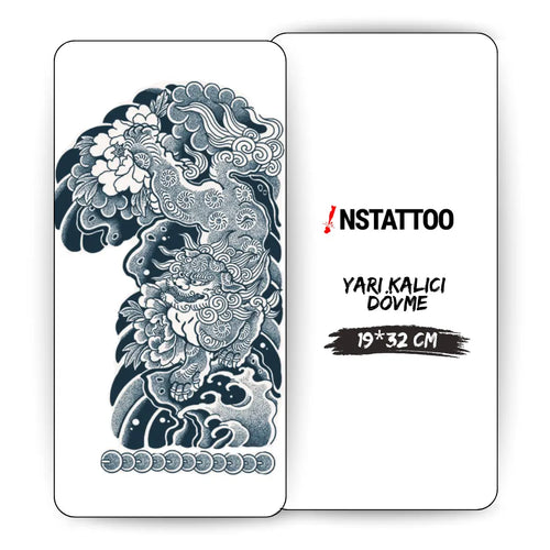 (Chest-Arm-Sleeve) Cloura - Halb-permanentes Tattoo