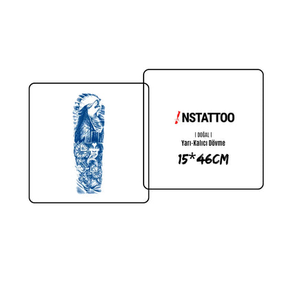 (Full Sleeve) Dired - Halb-permanentes Tattoo