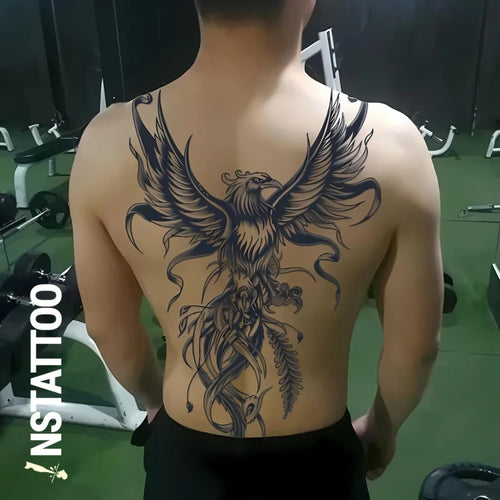 Imperial Firebird - Halb-permanentes Tattoo