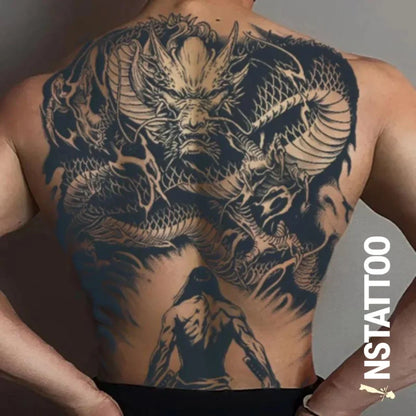 Oden's Battle - Halb-permanentes Tattoo