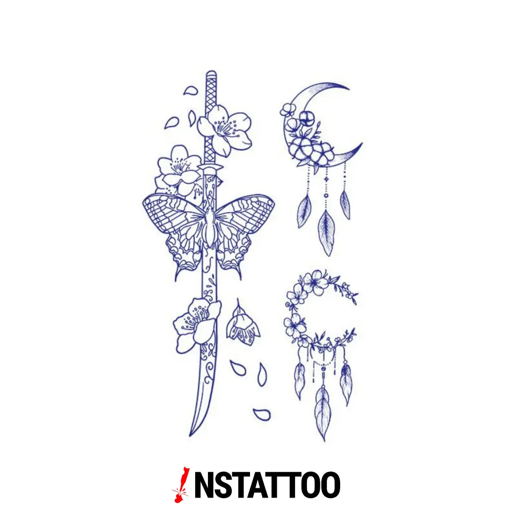 (3 Tattoo) Koyozai - Halb-permanentes Tattoo