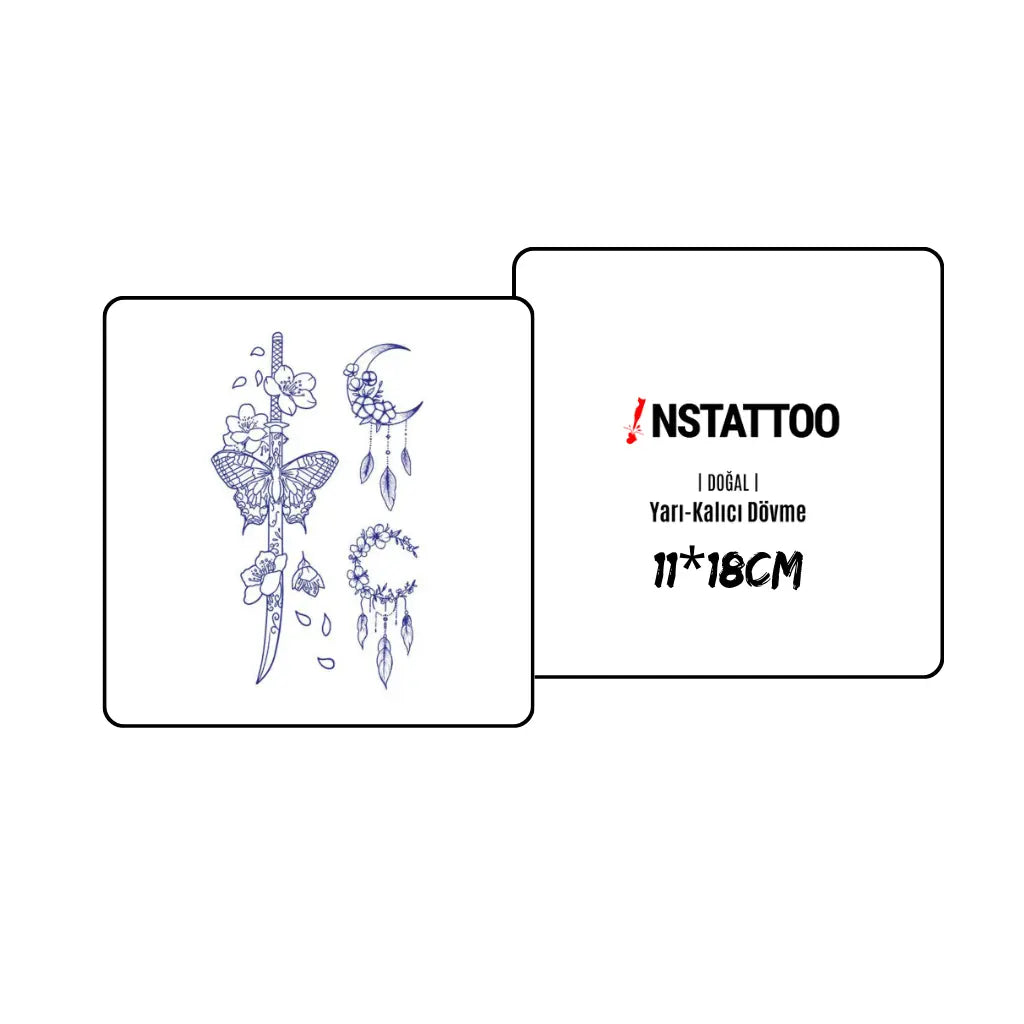 (3 Tattoo) Koyozai - Halb-permanentes Tattoo