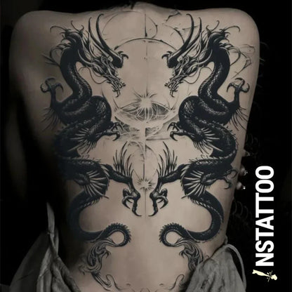 Draconic Unity - Halb-permanentes Tattoo