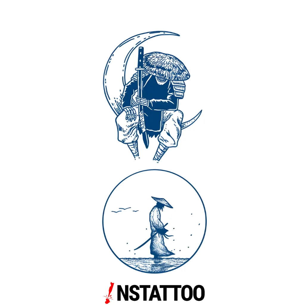 Tsukikage - Halb-permanentes Tattoo