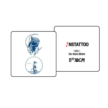 Tsukikage - Halb-permanentes Tattoo