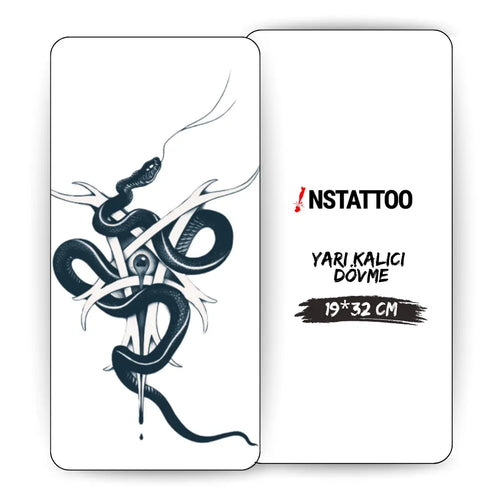 (Chest-Arm-Sleeve) Gojo- Halb-permanentes Tattoo