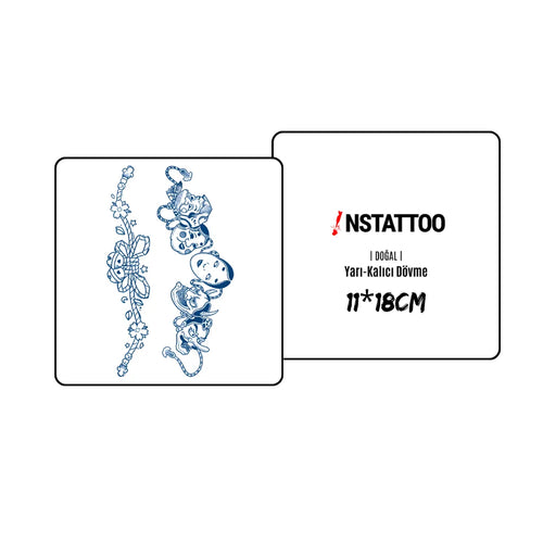 (2 Tattoo) Oni Chain - Halb-permanentes Tattoo