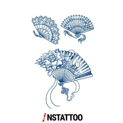 (3 Tattoo) Hanamari - Halb-permanentes Tattoo