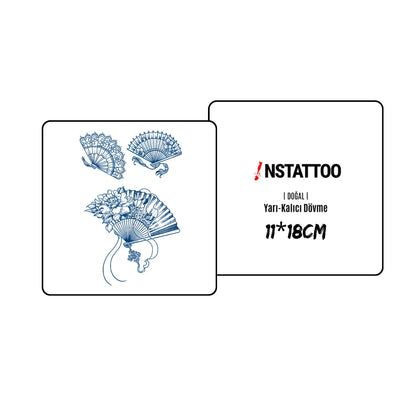 (3 Tattoo) Hanamari - Halb-permanentes Tattoo