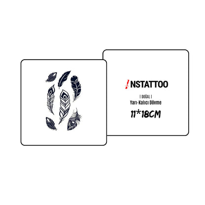 (7 Tattoo) Plumae - Halb-permanentes Tattoo