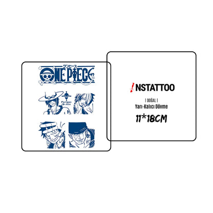 (OP) Monster Trio + Ace - Halb-permanentes Tattoo