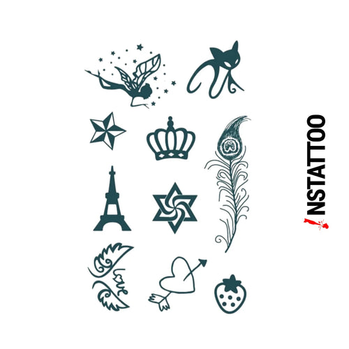 (10 Tattoo) Loux'e - Halb-permanentes Tattoo