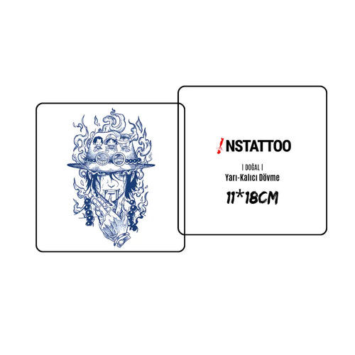 (OP) Brothers - ACE-Sabo-Luffy - Halb-permanentes Tattoo