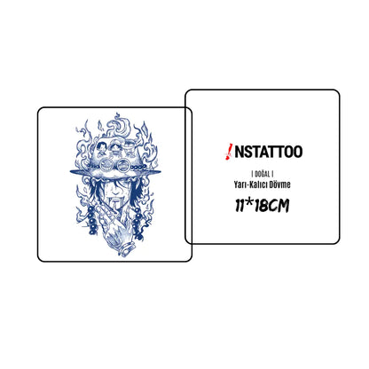 (OP) Brothers - ACE-Sabo-Luffy - Halb-permanentes Tattoo