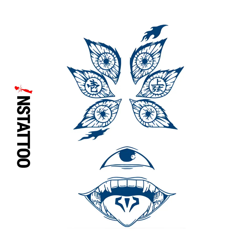 (DS-JK) Sukuna-Kokushibo - Halb-permanentes Tattoo