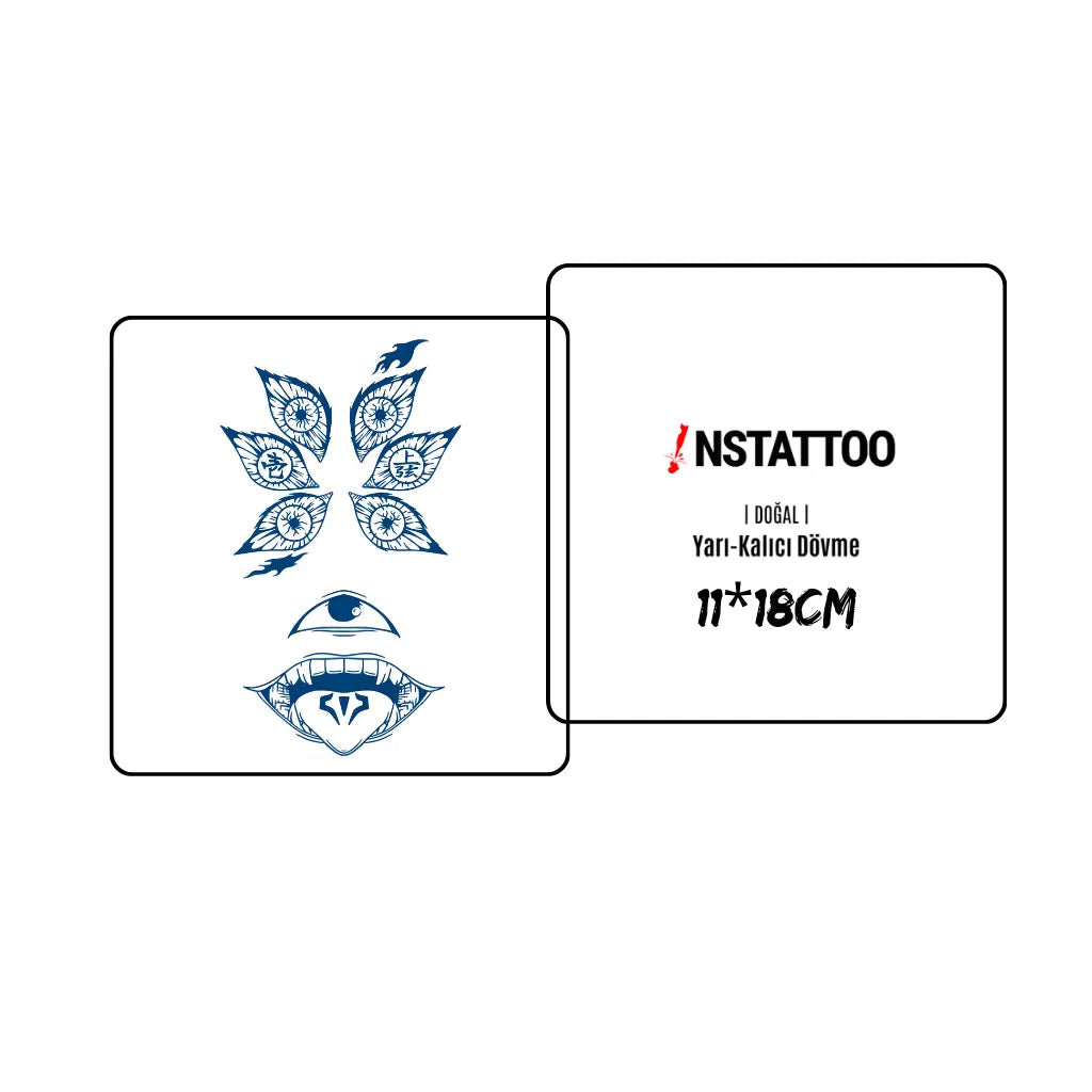 (DS-JK) Sukuna-Kokushibo - Halb-permanentes Tattoo