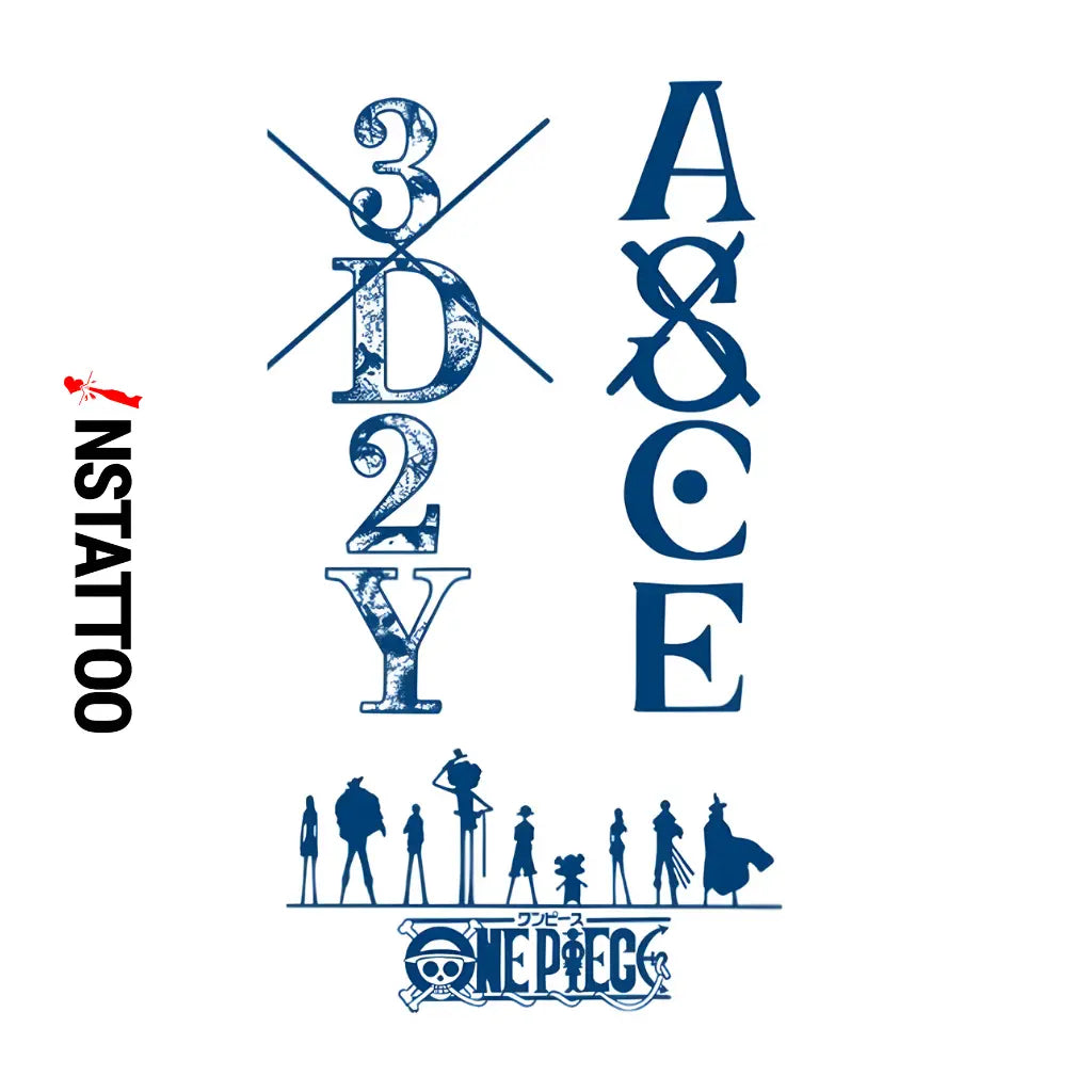 (OP) 3D2Y - Crew - Halb-permanentes Tattoo