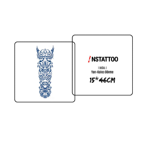 (Full Sleeve) Drakoyani - Halb-permanentes Tattoo