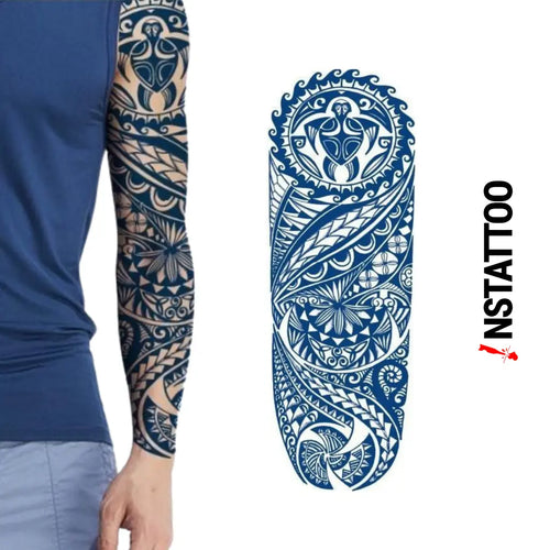 (Full Sleeve) Shell - Halb-permanentes Tattoo