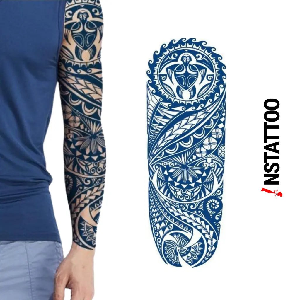 (Full Sleeve) Shell - Halb-permanentes Tattoo