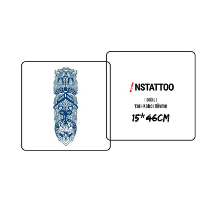 (Full Sleeve) Civilization - Halb-permanentes Tattoo