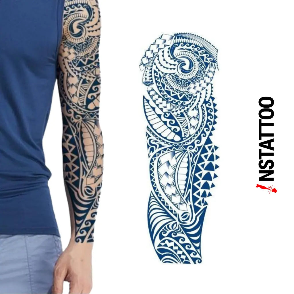 (Full Sleeve) Crust - Halb-permanentes Tattoo