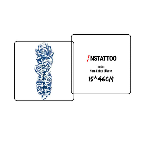 (Full Sleeve) Thorn - Halb-permanentes Tattoo