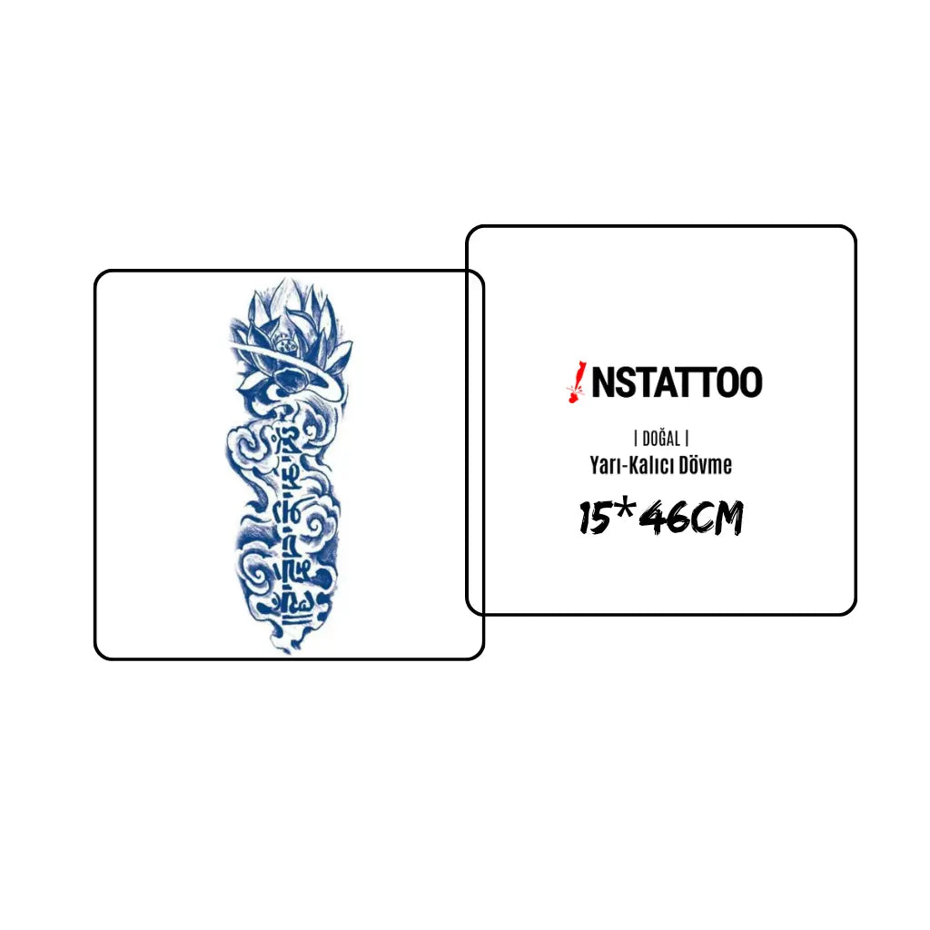 (Full Sleeve) Thorn - Halb-permanentes Tattoo