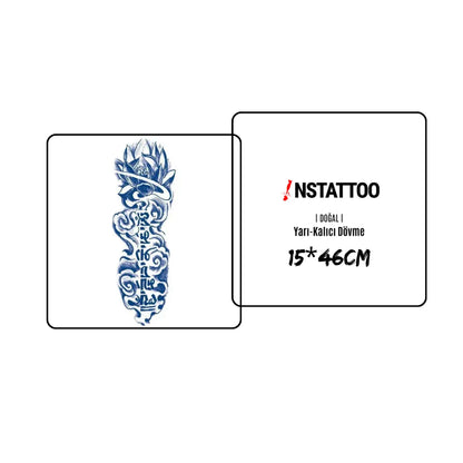 (Full Sleeve) Thorn - Halb-permanentes Tattoo