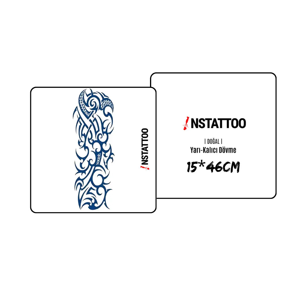 (Full Sleeve) GOAT -Halb-permanentes Tattoo