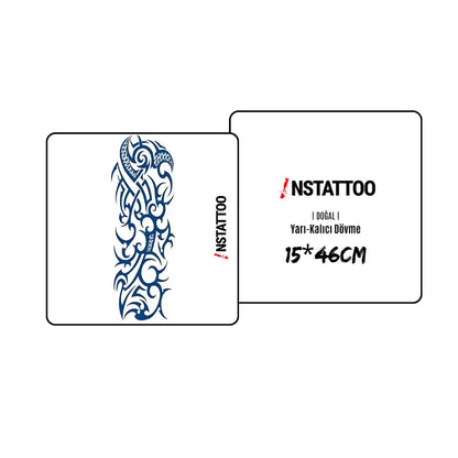 (Full Sleeve) GOAT -Halb-permanentes Tattoo