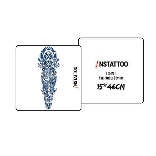 (Full Sleeve) AKU - Halb-permanentes Tattoo