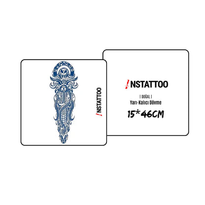 (Full Sleeve) AKU - Halb-permanentes Tattoo